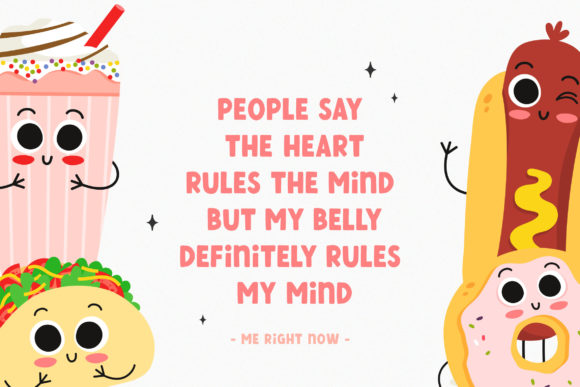 Fries and Shake Font - Preview 4