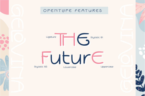 Gelovina Font PNG with transparent background - Preview 4