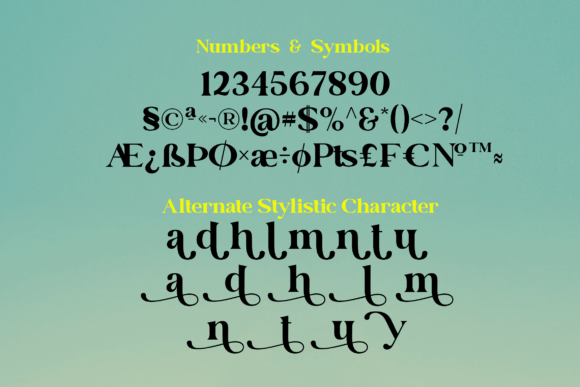 Glamsy Font - Preview 3