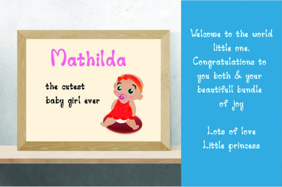 Good Baby Font PNG with transparent background - Preview 2