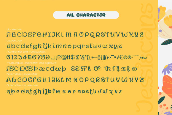 Jessiecans Font PNG with transparent background - Preview 5