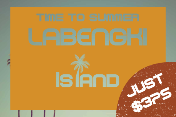 Labengki Island Font font preview - 3