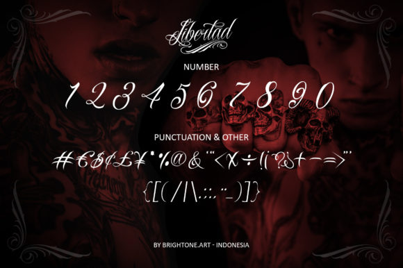 Libertad Font PNG with transparent background - Preview 2