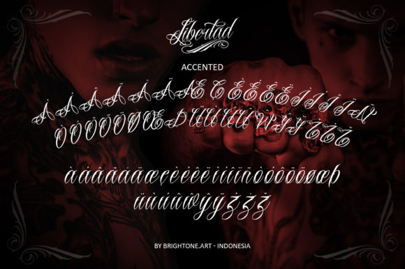 Libertad Font PNG with transparent background - Preview 3