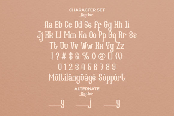 Maybury Font PNG with transparent background - Preview 2