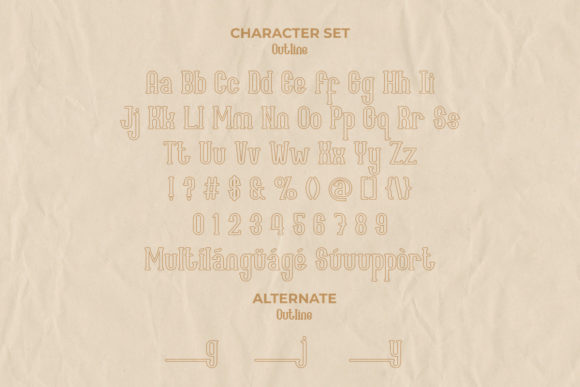 Maybury Font PNG with transparent background - Preview 4