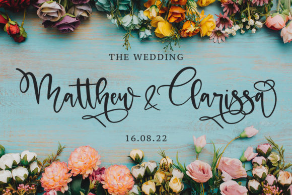 Pretty Monalia Font PNG with transparent background - Preview 6