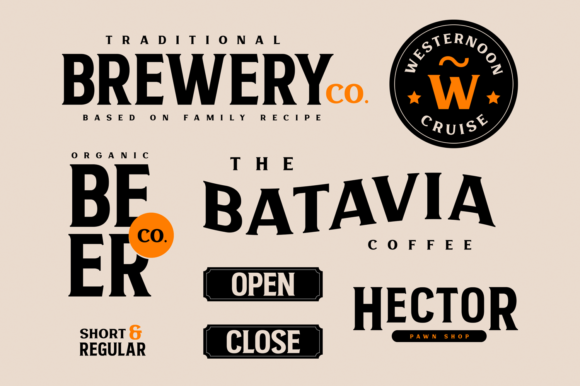 Beclave Font - Preview 2