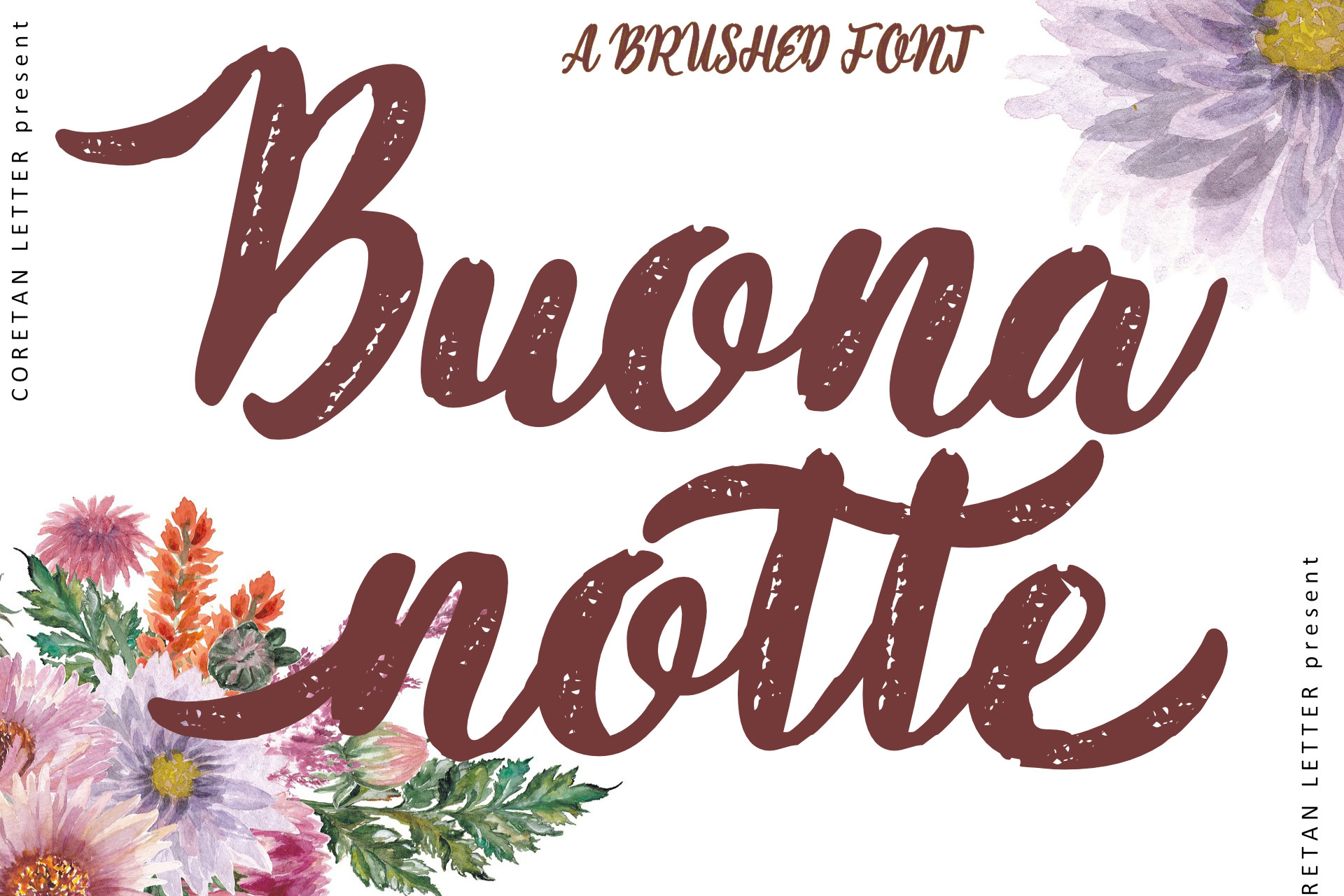 Buonanotte Font by Coretanletter · Creative Fabrica