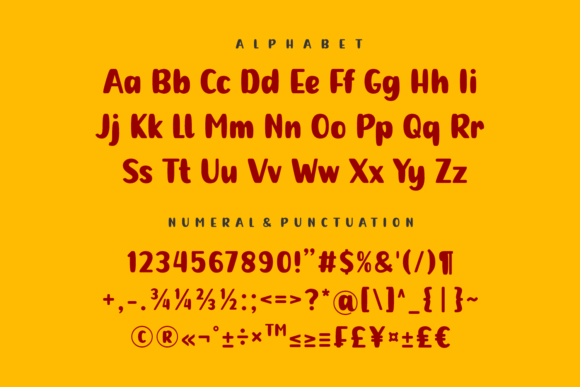 Cheese Chicken Font - Preview 3