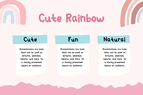 Cute Rainbow Font - Preview 4