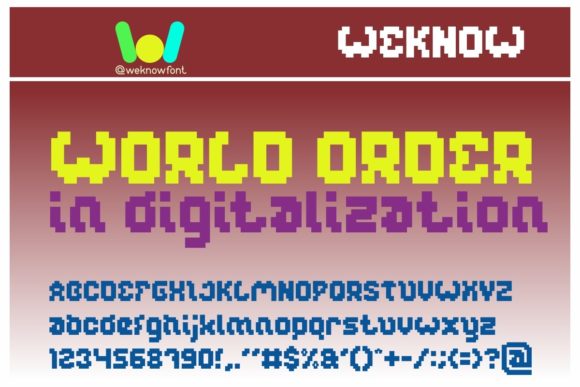 Glitch Font - Preview 3