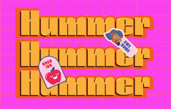 Hummer Font - Preview 2