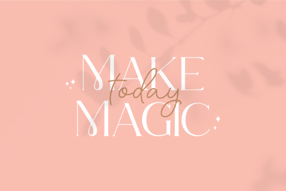 Magic Bright Font PNG with transparent background - Preview 4