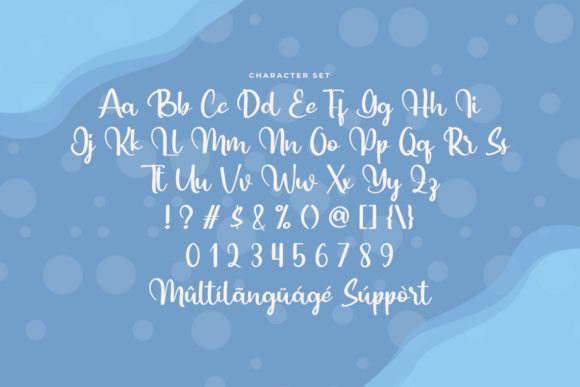 Malven Hills Font PNG with transparent background - Preview 3