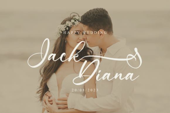 Moonshine Calligraphy Font PNG with transparent background - Preview 2