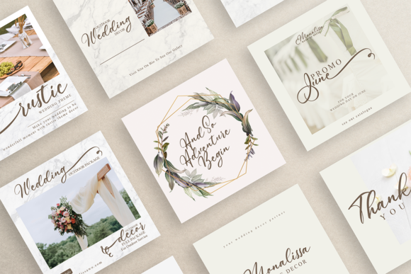 Moonshine Calligraphy Font PNG with transparent background - Preview 4
