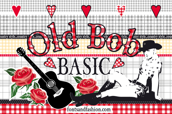 Old Bob Font PNG with transparent background - Preview 2