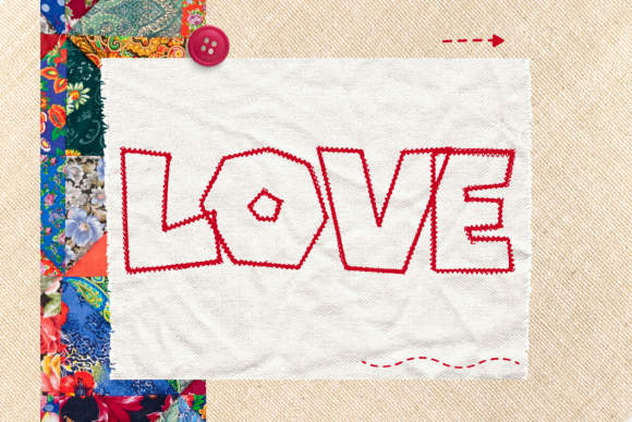 Patch Me Font PNG with transparent background - Preview 3