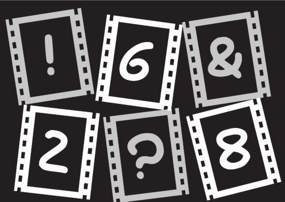 Play Film Font PNG with transparent background - Preview 2
