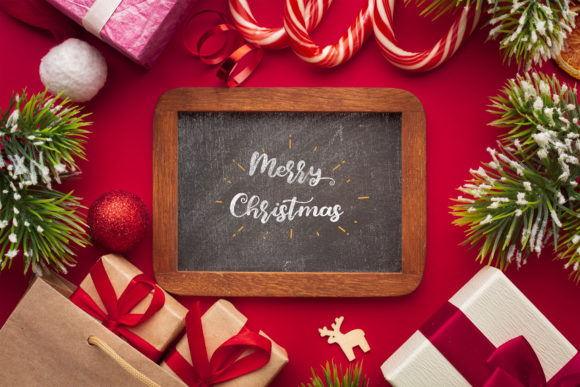 Santa Gifts Font PNG with transparent background - Preview 4