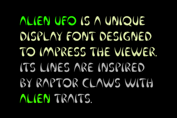 Alien Ufo Font - Preview 6