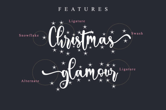 Christmas Glamour Font - Preview 5