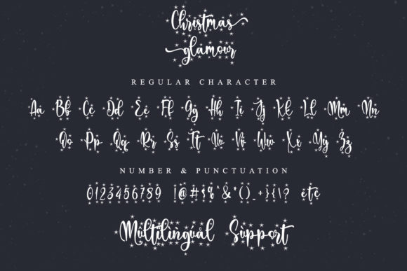 Christmas Glamour Font - Preview 6