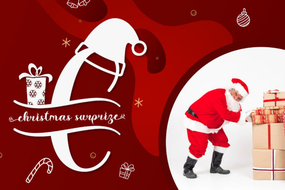 Diary Santa Monogram Font - Preview 3