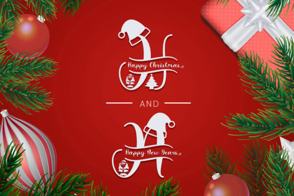 Diary Santa Monogram Font - Preview 4