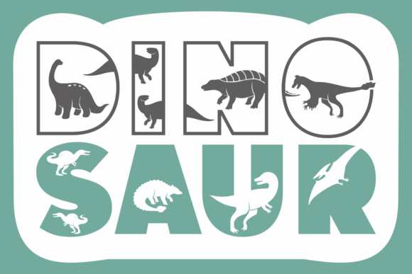 Dino Az Font - Preview 2