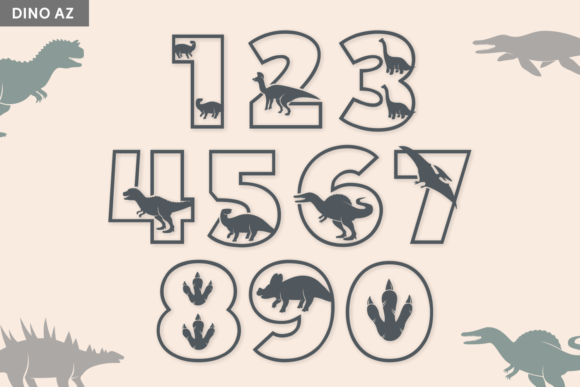Dino Az Font - Preview 5