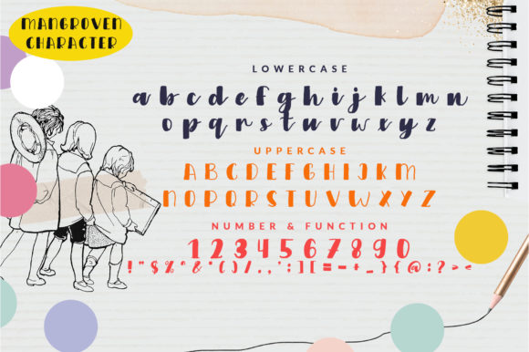 Mangroven Font PNG with transparent background - Preview 6