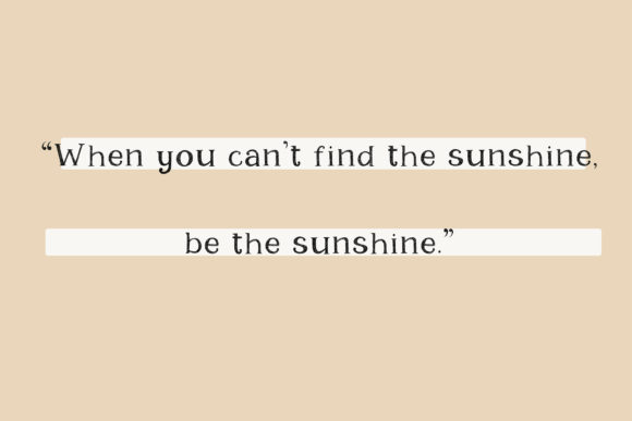 Bergenia Font - Preview 4