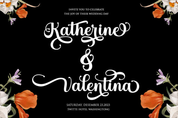 Bertha Script Font - Preview 1