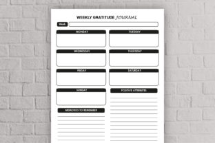 Gratitude Journal - Interior Graphic by KDP Unique · Creative Fabrica