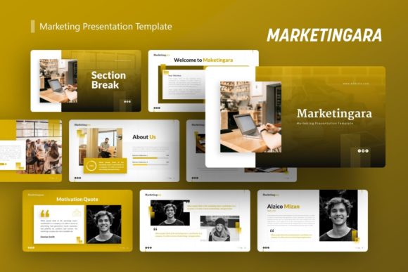 Preview of Marketingara Marketing Presentation marketing presentation template