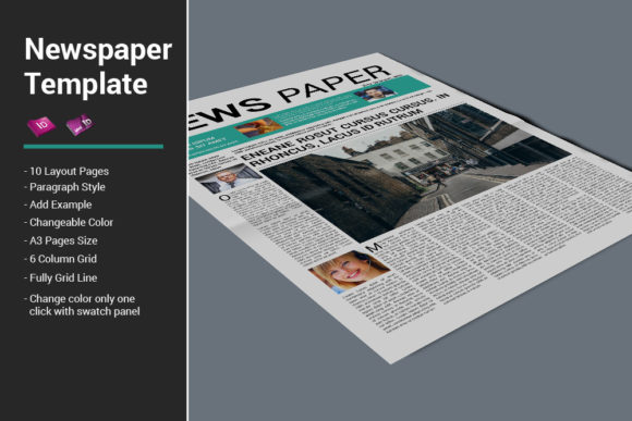 Newspaper Template - Printable