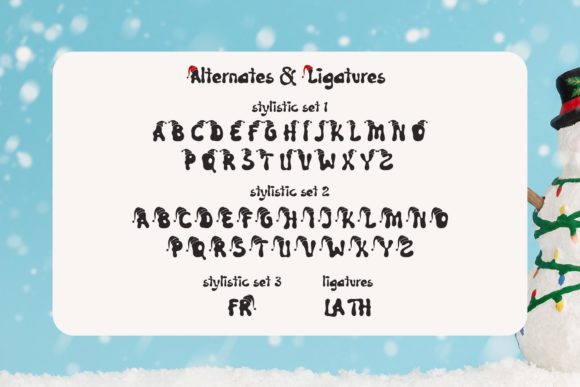 Olaf Mate Font PNG with transparent background - Preview 4