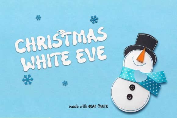 Olaf Mate Font PNG with transparent background - Preview 5