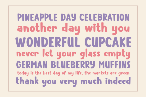 Sleepy Rabbit Font PNG with transparent background - Preview 3