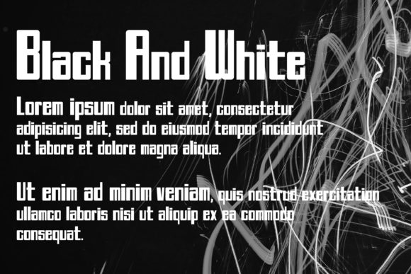 A Bolderside Font - Preview 1