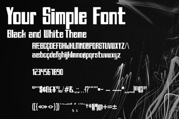 A Bolderside Font - Preview 2