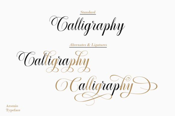 Arsenio Script Font - Preview 1