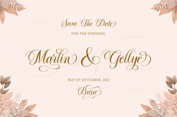 Arsenio Script Font - Preview 6
