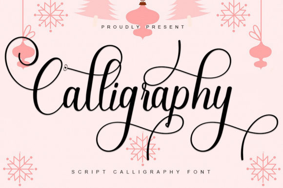 Calligraphy Font by FreshTypeINK preview