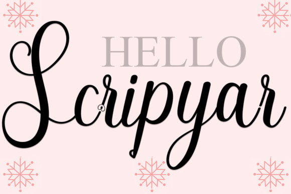 Calligraphy Font - Preview 1