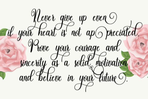 Calligraphy Font - Preview 4