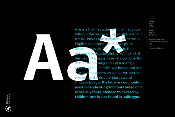 Elen Sans Font - Preview 2