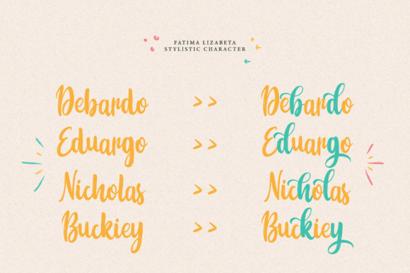 Fatima Lizabeta Font - Preview 5